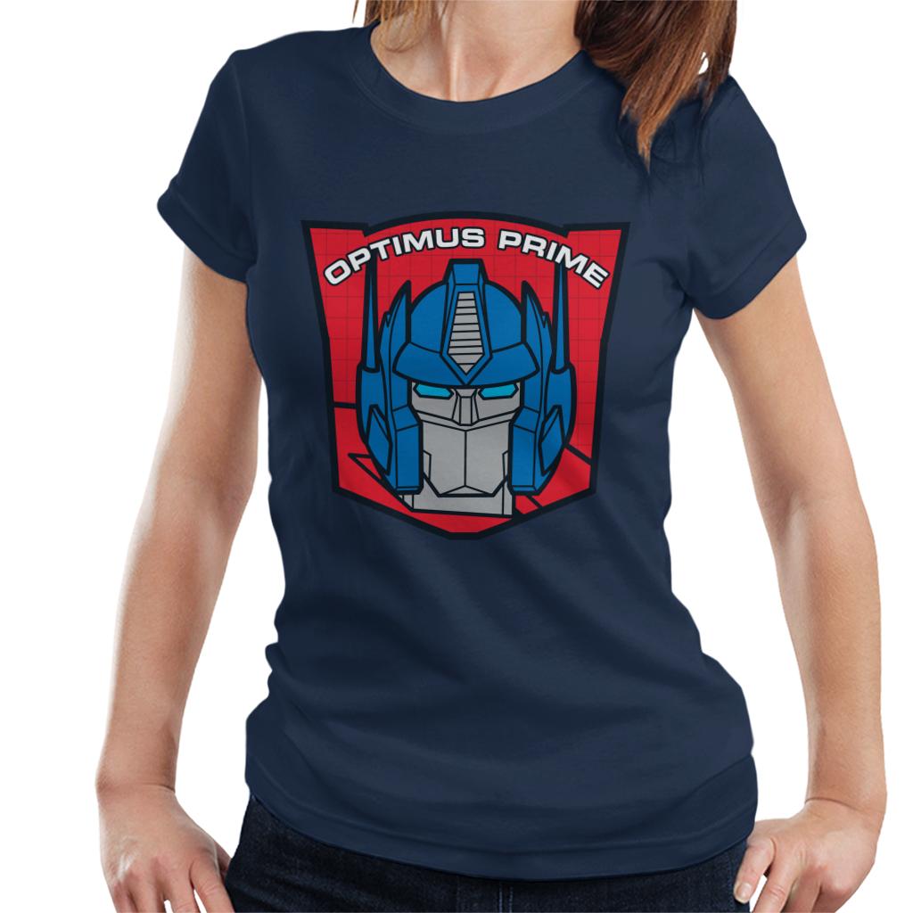 Transformers Optimus Prime Retro Red Badge Women's T-Shirt product image 6