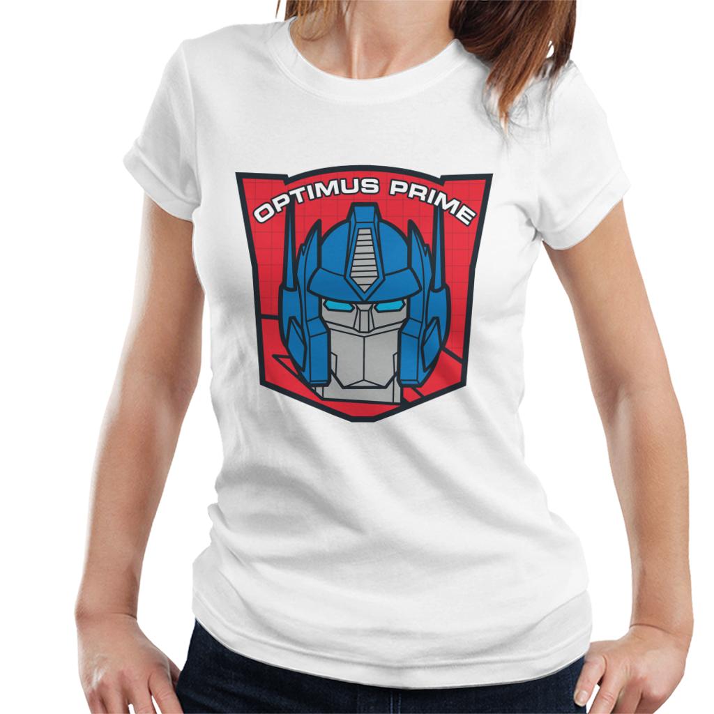 Transformers Optimus Prime Retro Red Badge Women's T-Shirt product image 4