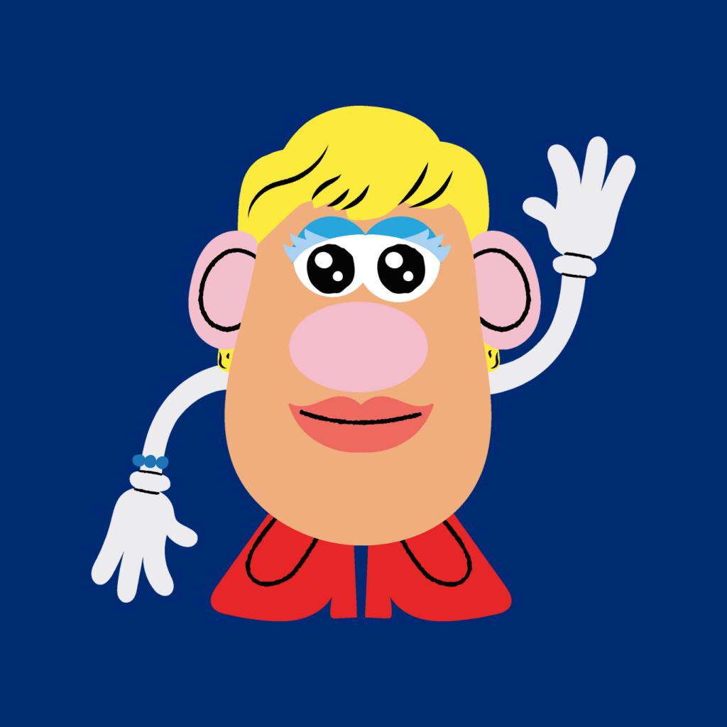 Mrs Potato Head Wave Kid's Hooded Sweatshirt product image 5
