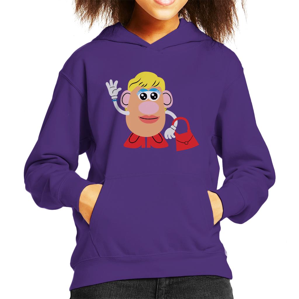 Mrs Potato Head Handbag Wave Kid's Hooded Sweatshirt product image 6