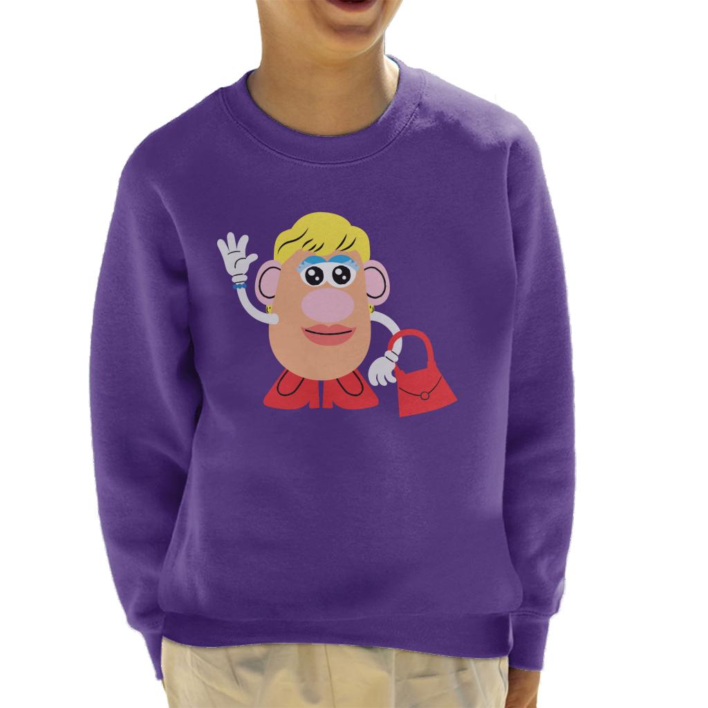 Mrs Potato Head Handbag Wave Kid's Sweatshirt product image 6