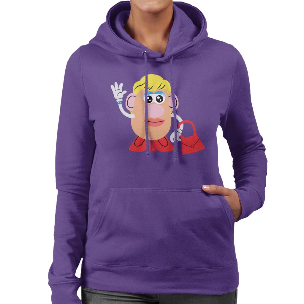 Mrs Potato Head Handbag Wave Women's Hooded Sweatshirt product image 6