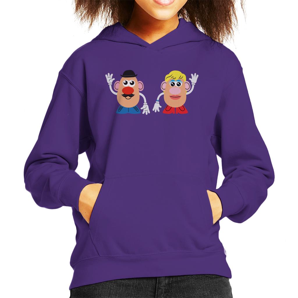 Mr Potato Head And Mrs Wave Kid's Hooded Sweatshirt product image 4