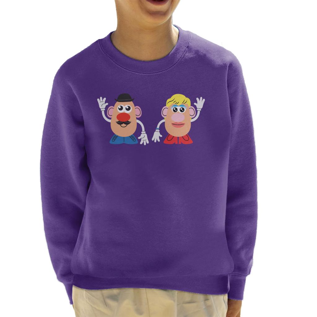 Mr Potato Head And Mrs Wave Kid's Sweatshirt product image 4