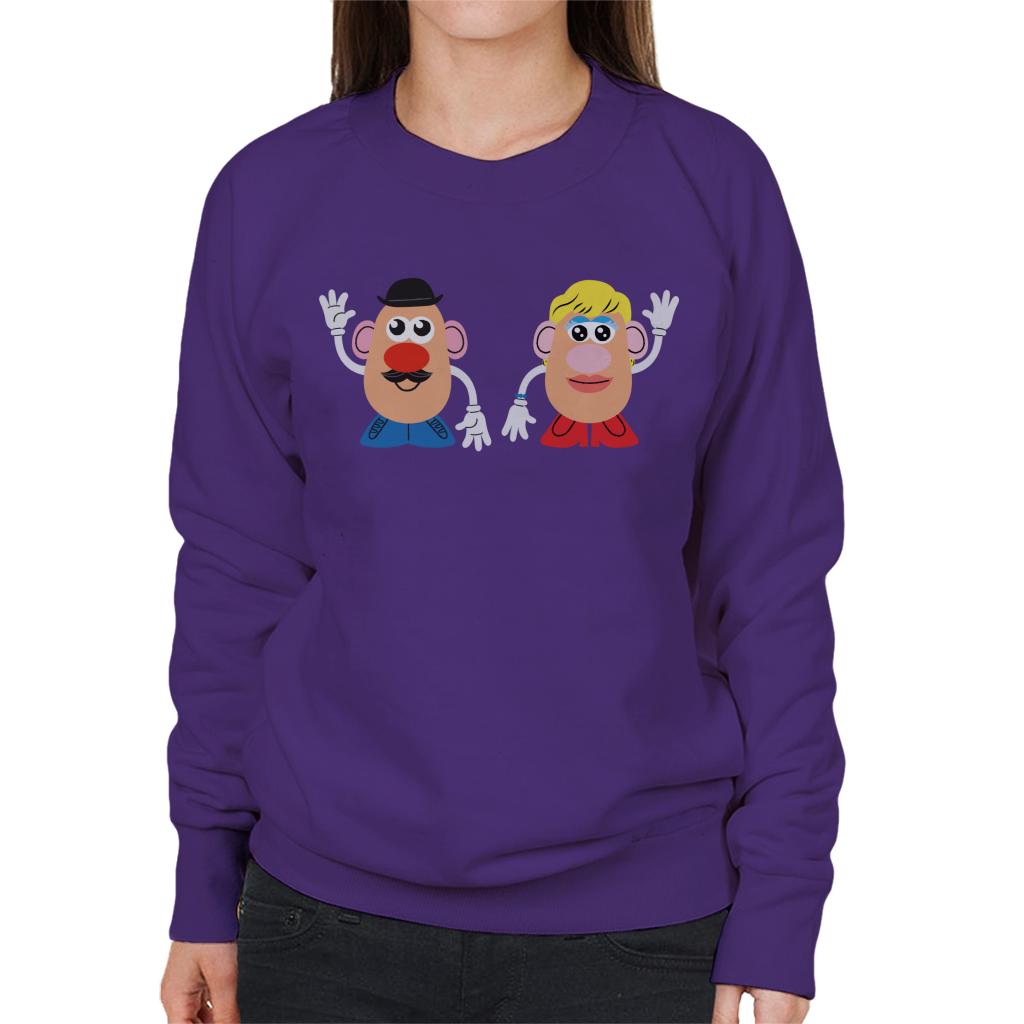 Mr Potato Head And Mrs Wave Women's Sweatshirt product image 6