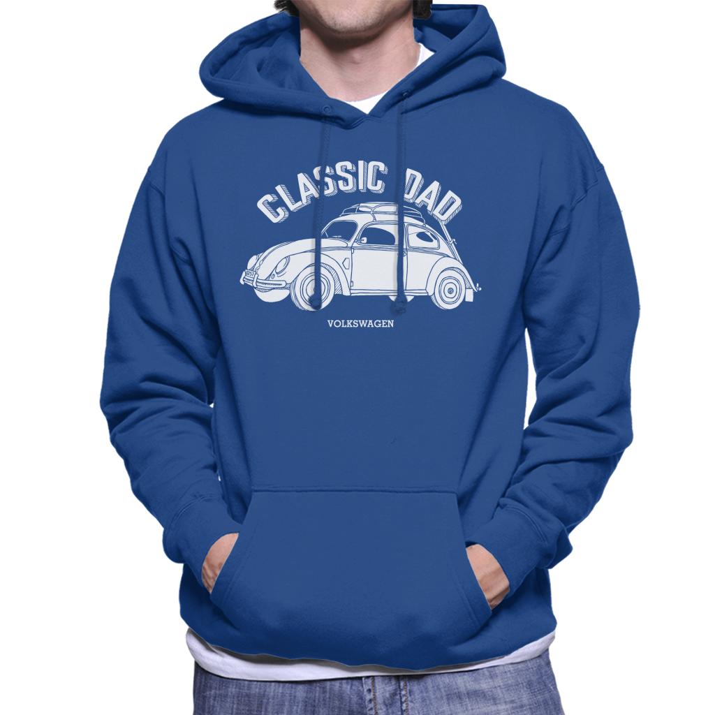 Volkswagen Beetle Classic Dad Men's Hooded Sweatshirt product image 4