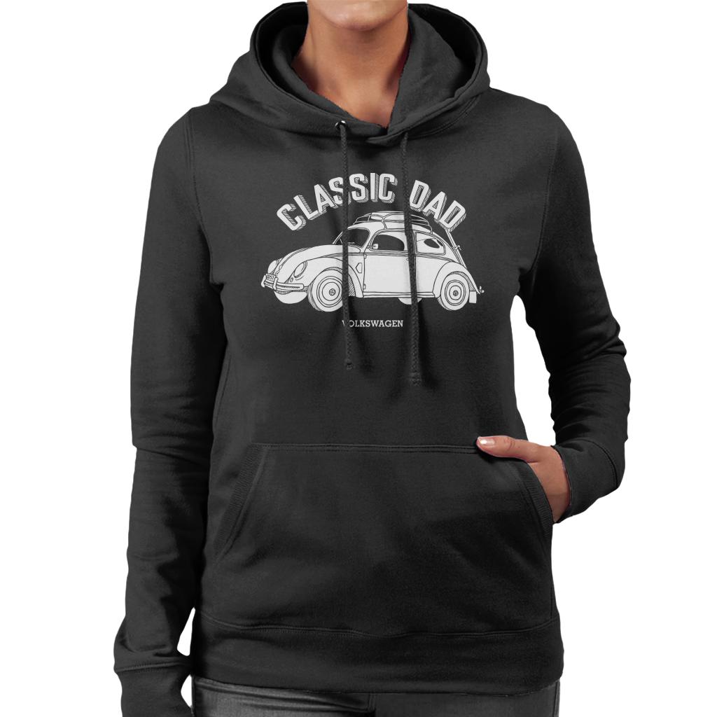 Volkswagen Beetle Classic Dad Women's Hooded Sweatshirt product image 1
