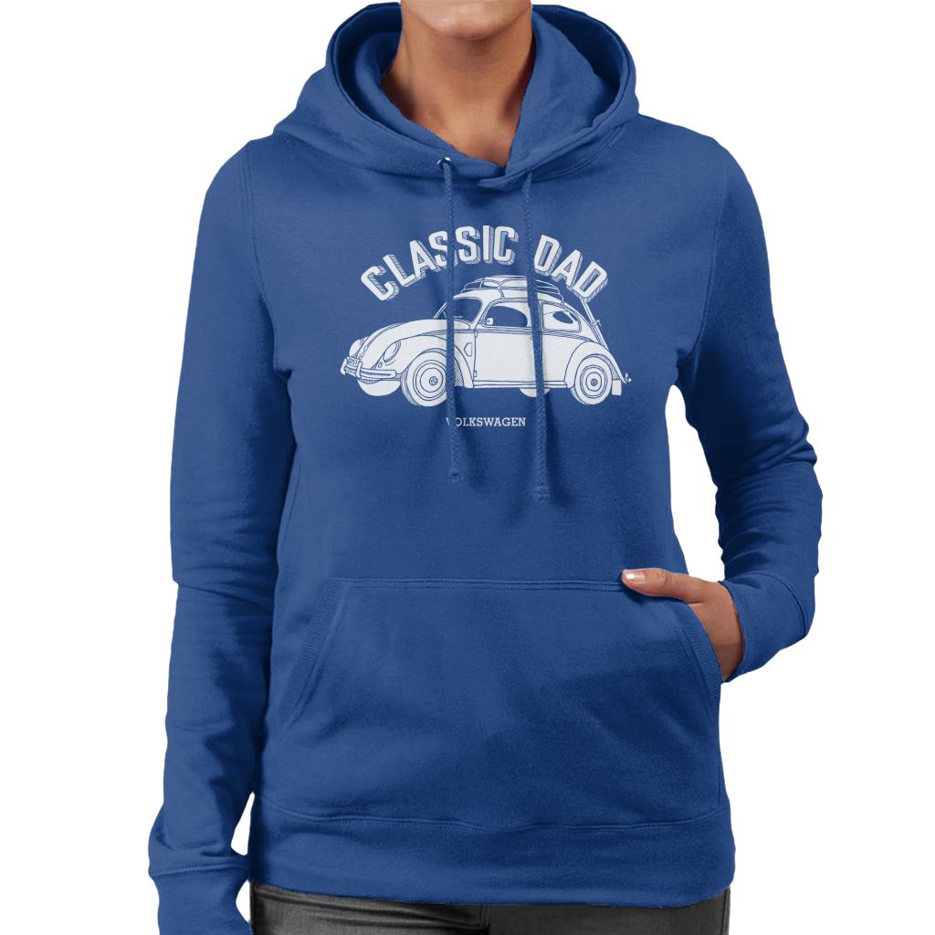 Volkswagen Beetle Classic Dad Women's Hooded Sweatshirt product image 4