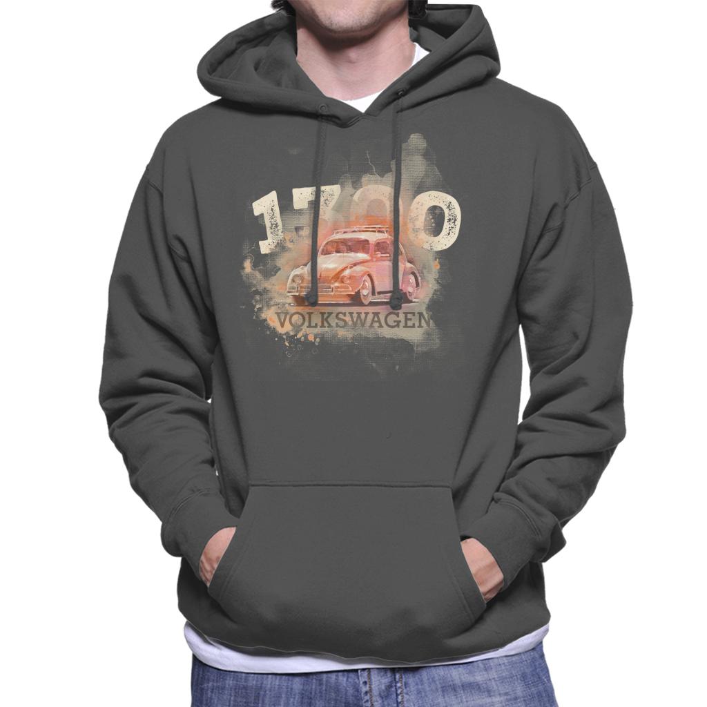 Volkswagen 1300 Retro Beetle Men's Hooded Sweatshirt product image 1