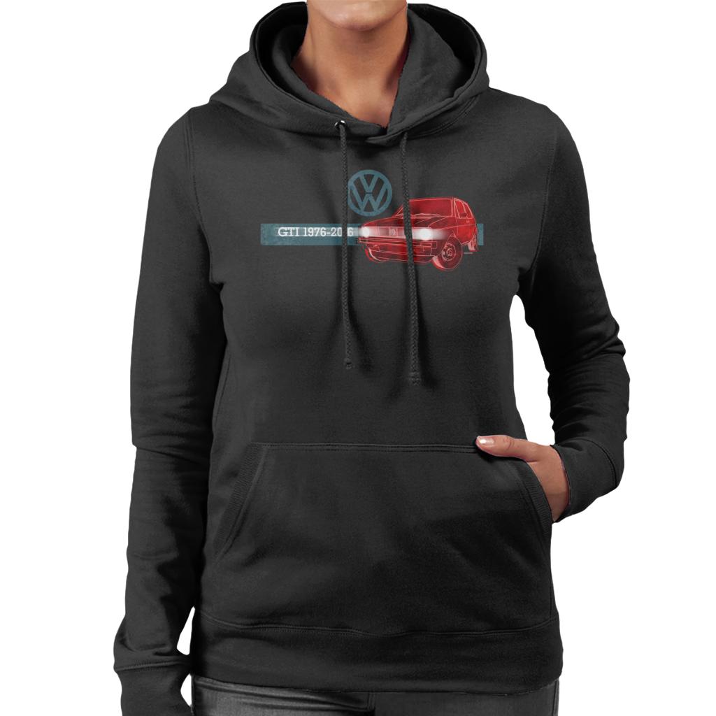 Volkswagen Historic Golf GTI Women's Hooded Sweatshirt product image 1