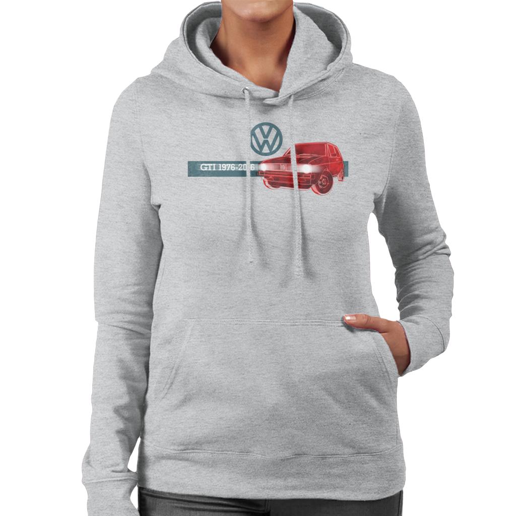 Volkswagen Historic Golf GTI Women's Hooded Sweatshirt product image 4