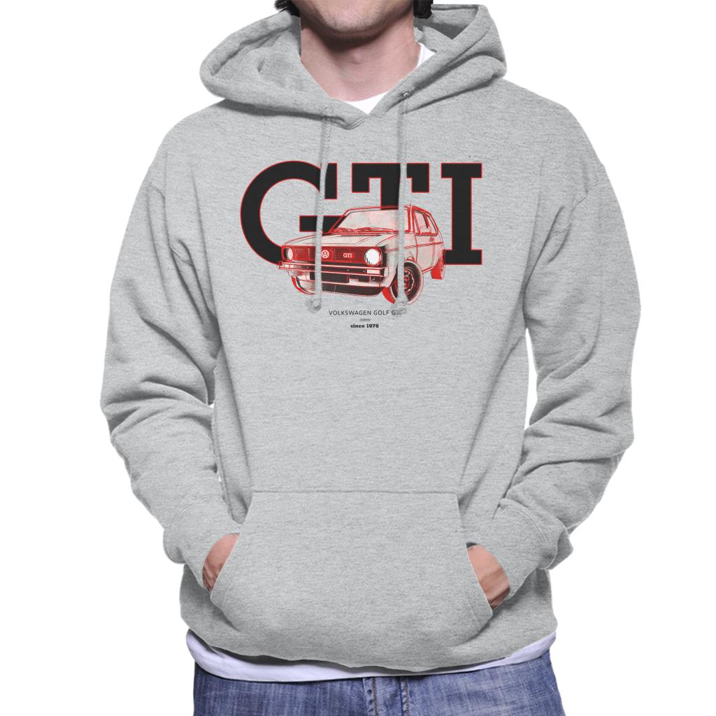 Volkswagen Golf GTI 1976 Men's Hooded Sweatshirt product image 1