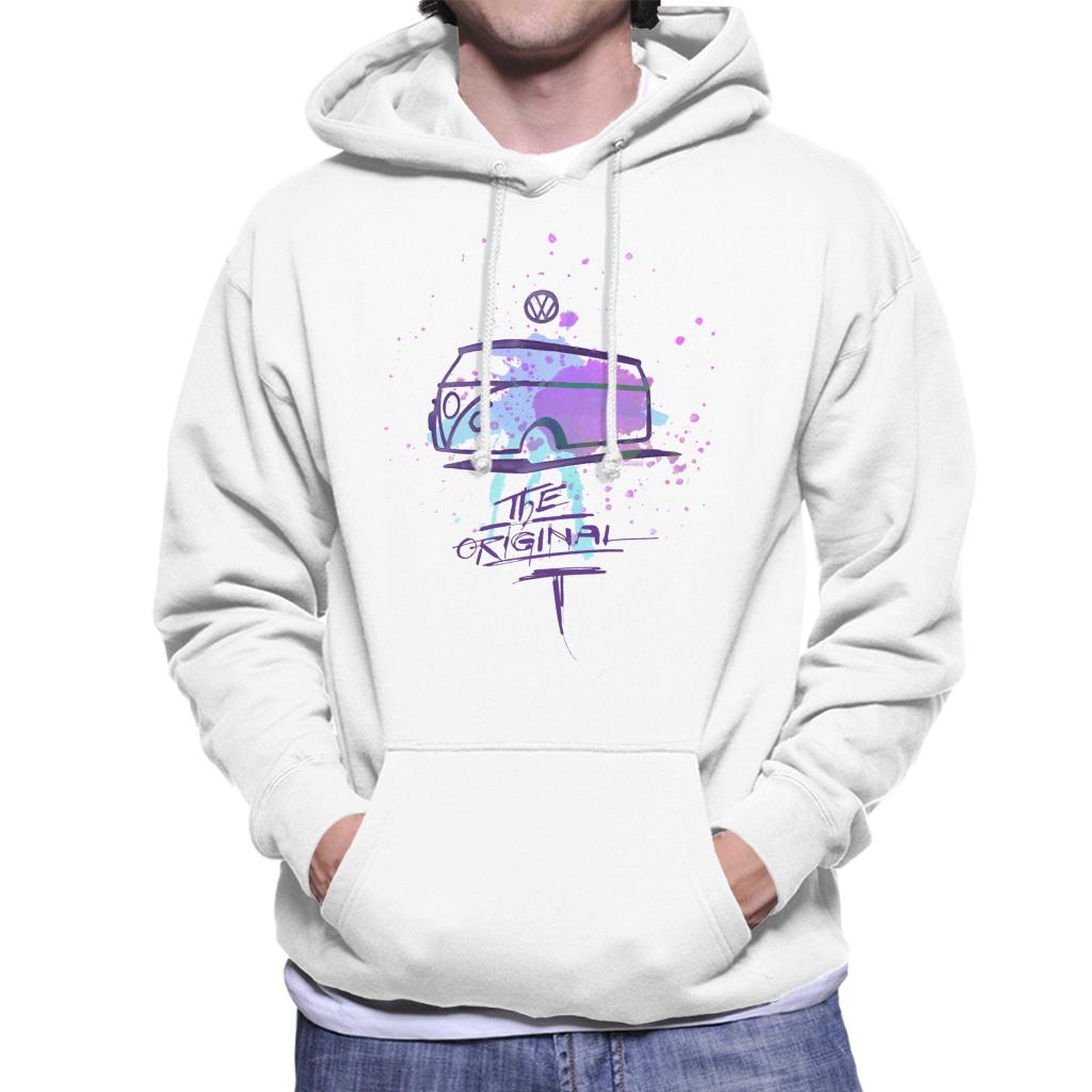 Volkswagen Paint Splatter Original Camper Men's Hooded product image 4
