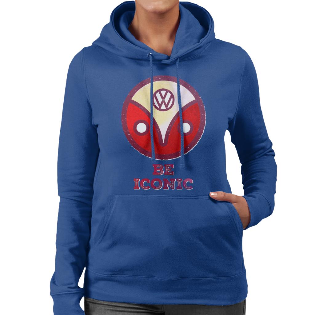 Volkswagen Type 2 Camper Logo Be Iconic Women's Hooded product image 4