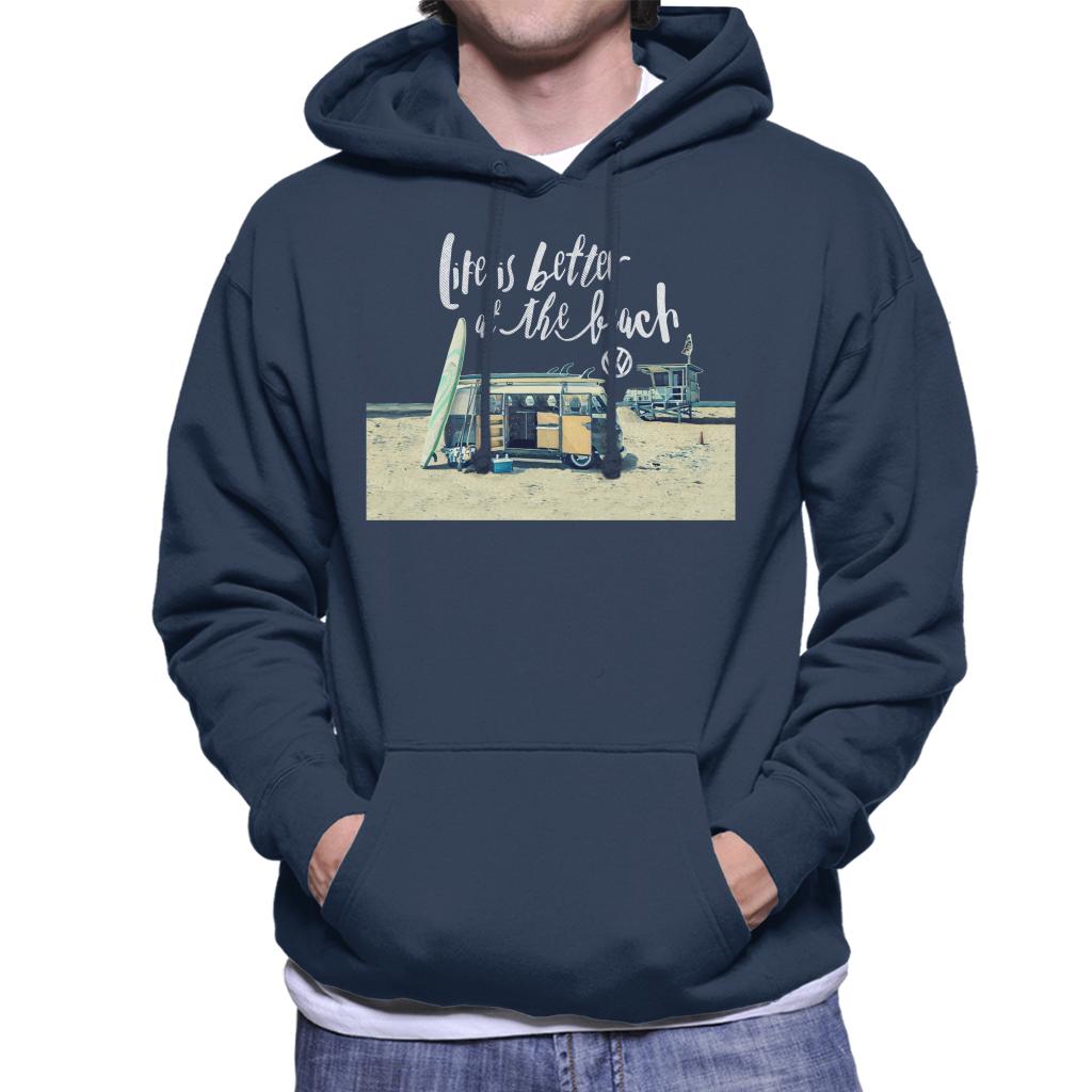 Volkswagen Better By The Beach Camper Men's Hooded product image 1