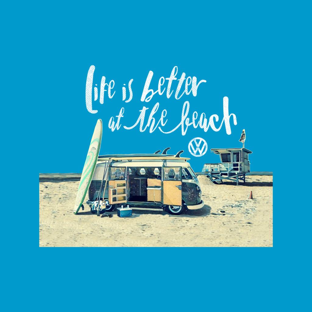 Volkswagen Better By The Beach Camper Men's Hooded product image 5