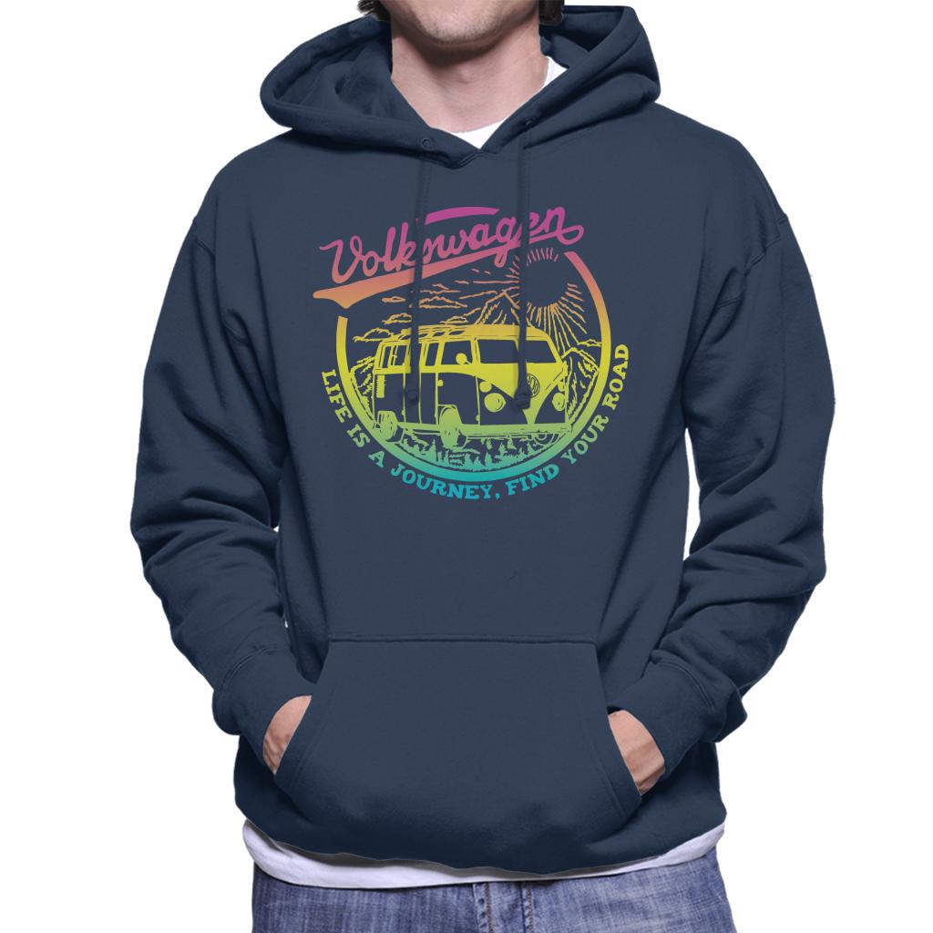 Volkswagen Camper Life Is A Journey Men's Hooded Sweatshirt product image 4