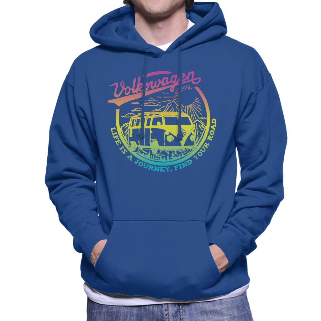 Volkswagen Camper Life Is A Journey Men's Hooded Sweatshirt product image 6