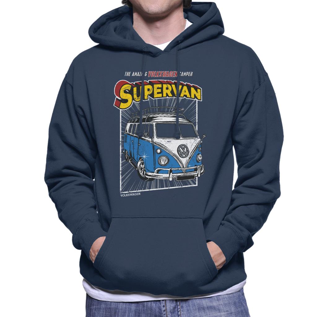 Volkswagen The Amazing Supervan Camper Men's Hooded product image 6