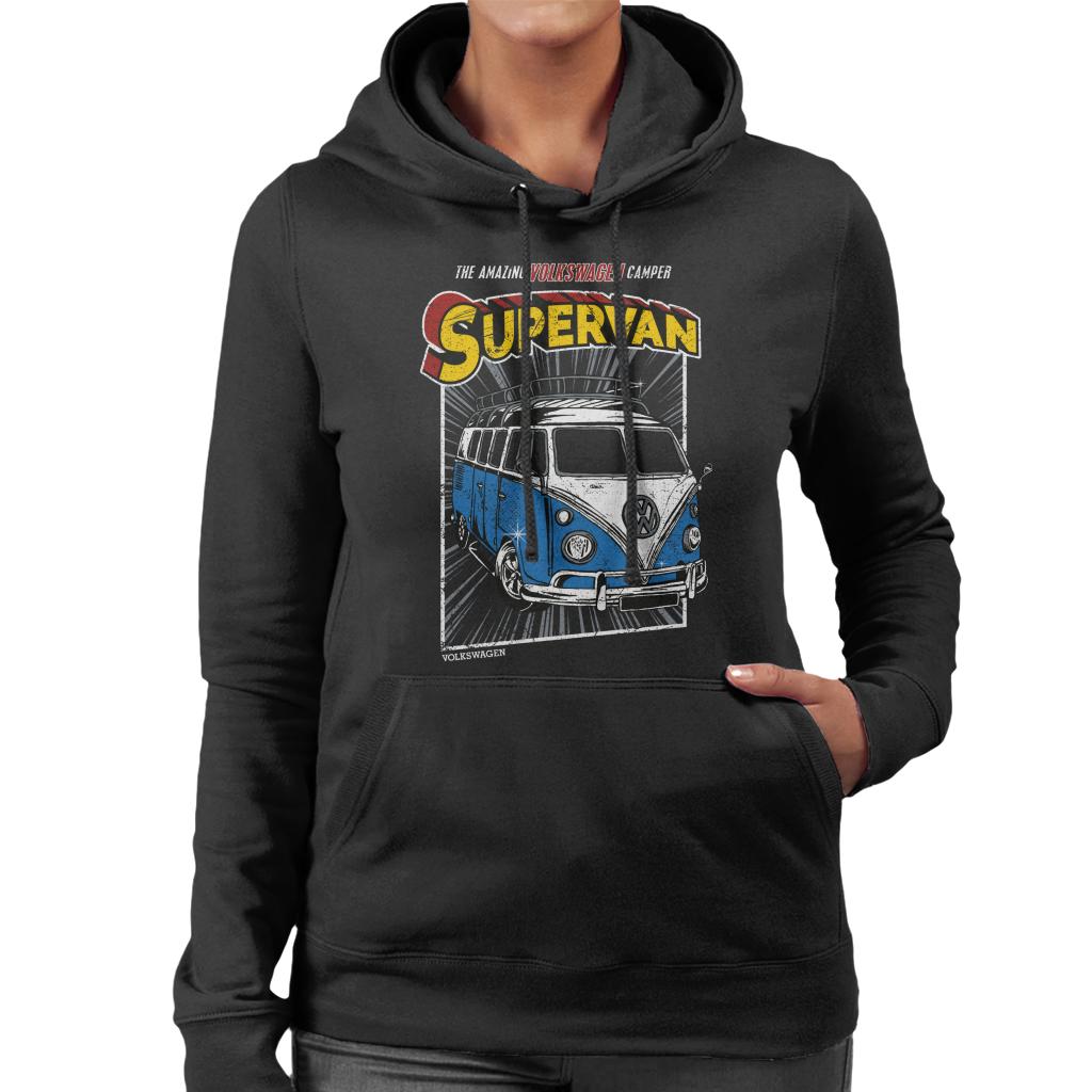 Volkswagen The Amazing Supervan Camper Women's Hooded product image 1