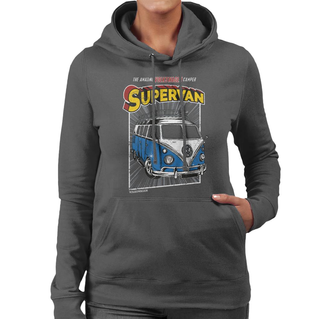 Volkswagen The Amazing Supervan Camper Women's Hooded product image 4