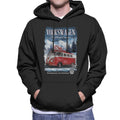 Volkswagen Christmas Red Camper Driving Home Men's Hooded product image 1