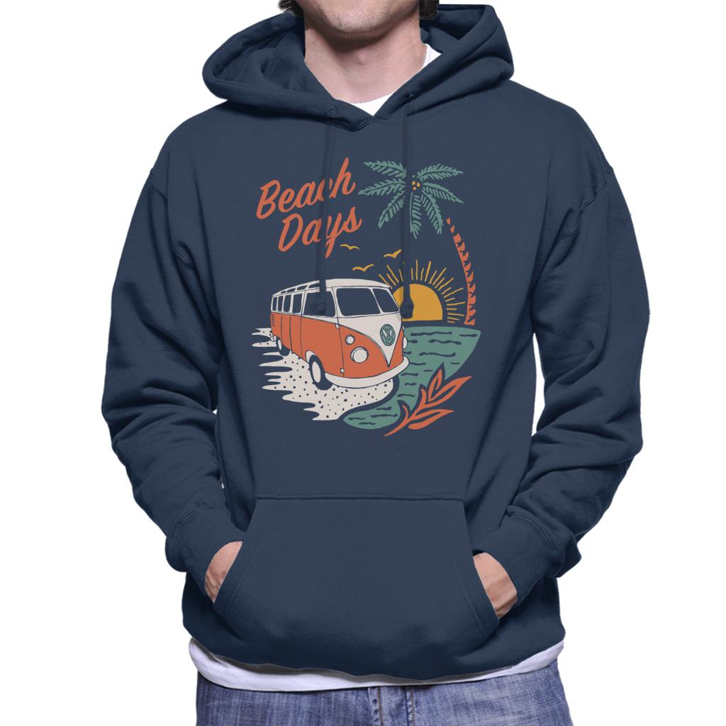 Volkswagen T1 Camper Beach Days Men's Hooded Sweatshirt product image 4