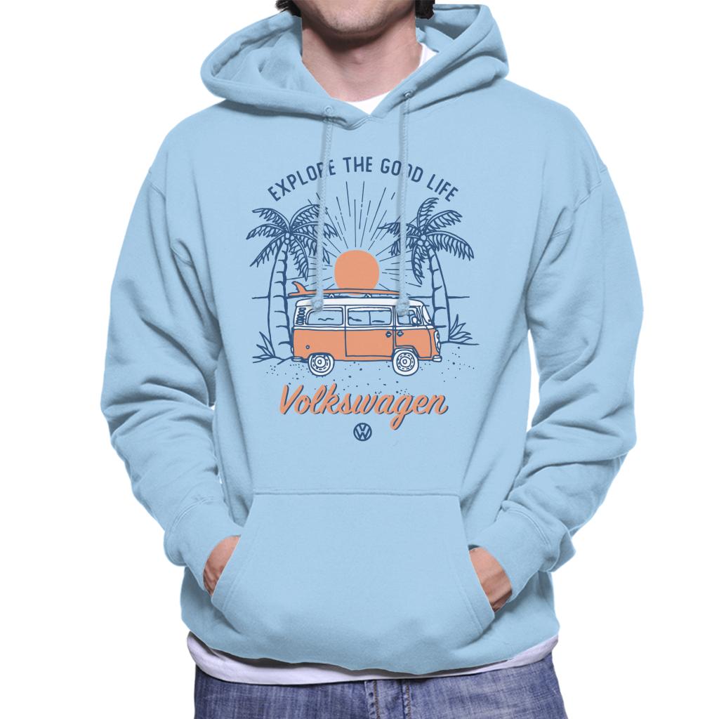 Volkswagen Camper Explore The Good Life Men's Hooded product image 4