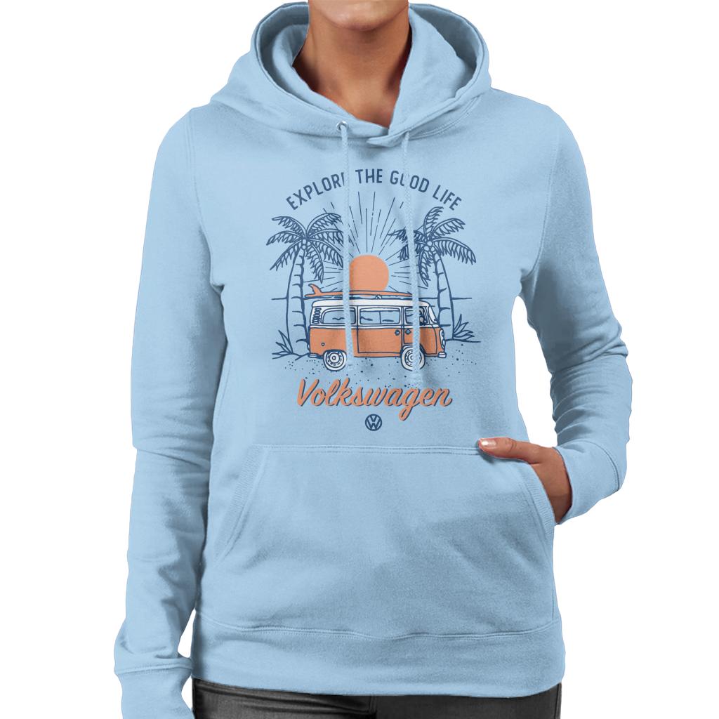 Volkswagen Camper Explore The Good Life Women's Hooded product image 4