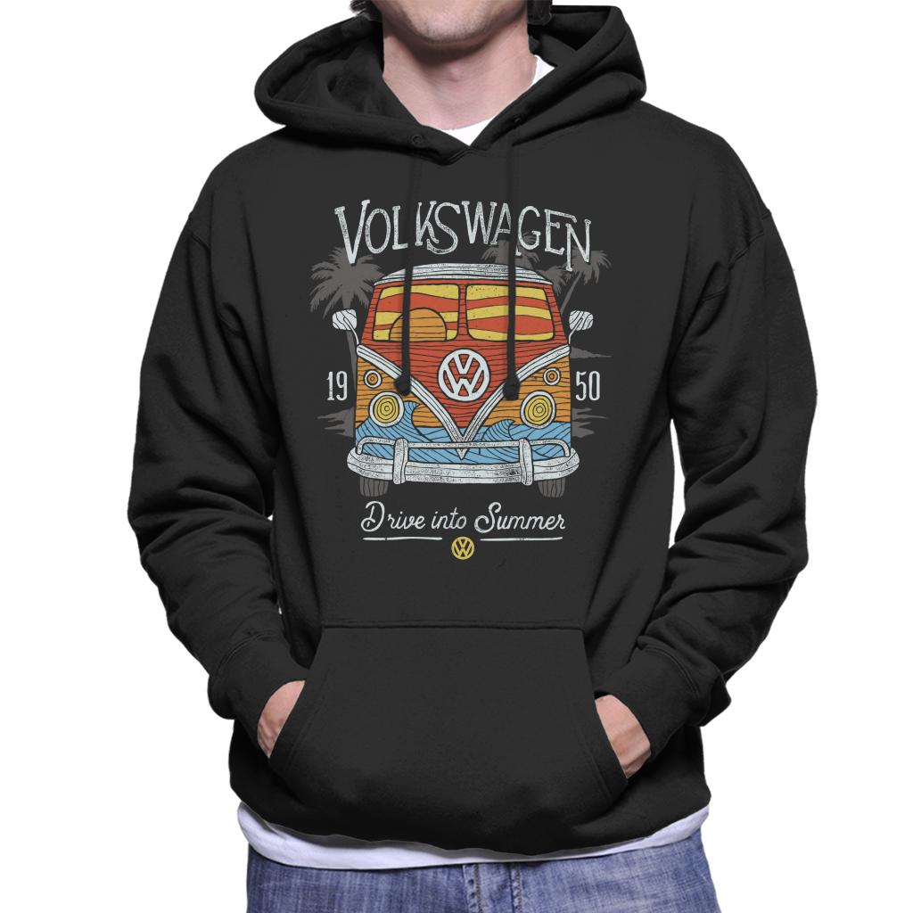 Volkswagen Beach Sunset Art Camper Men's Hooded Sweatshirt product image 1
