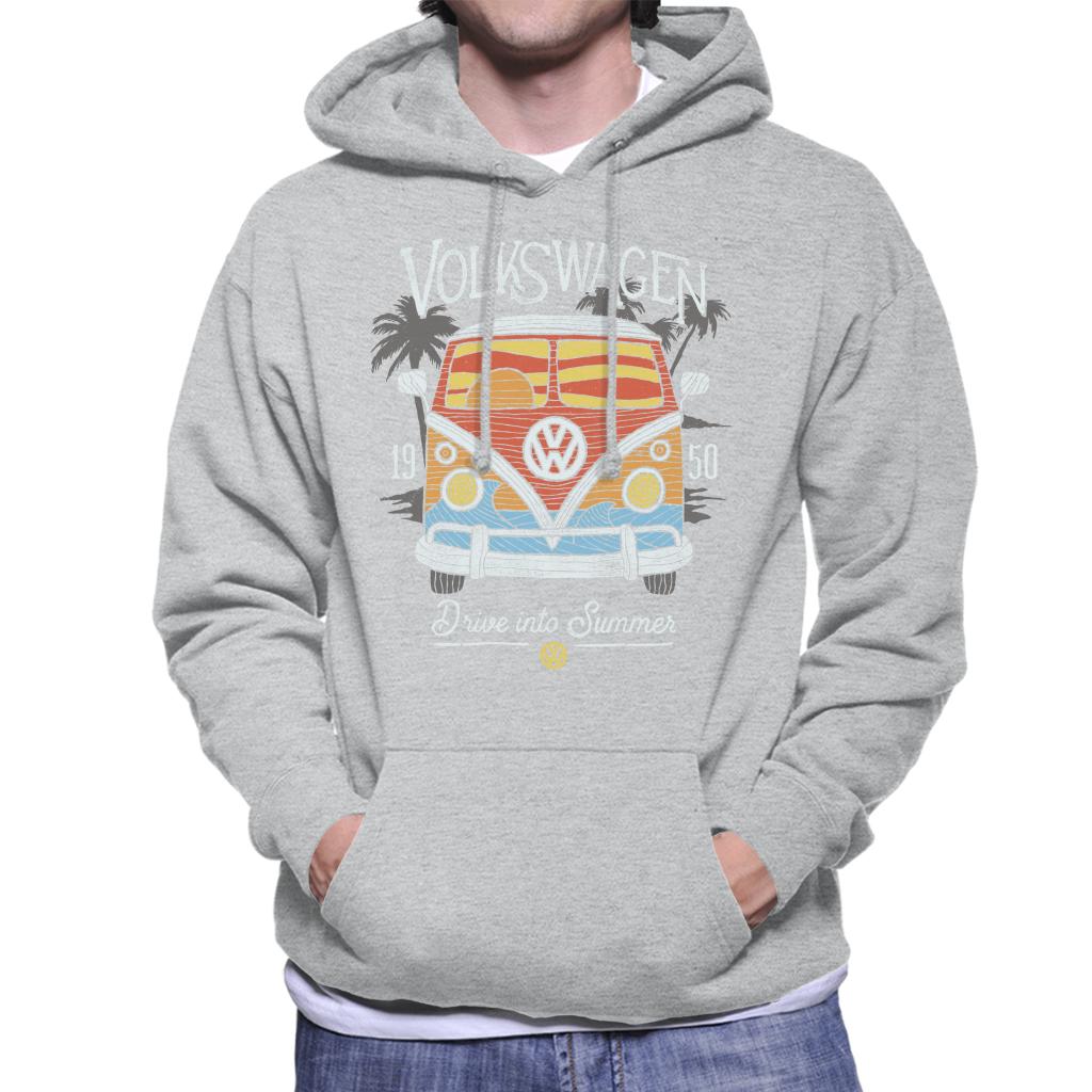 Volkswagen Beach Sunset Art Camper Men's Hooded Sweatshirt product image 4
