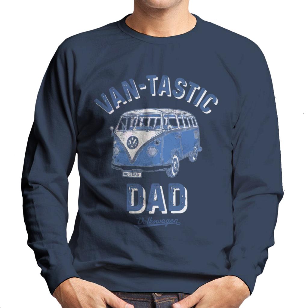 Volkswagen Camper Van Tastic Dad Men's Sweatshirt product image 4