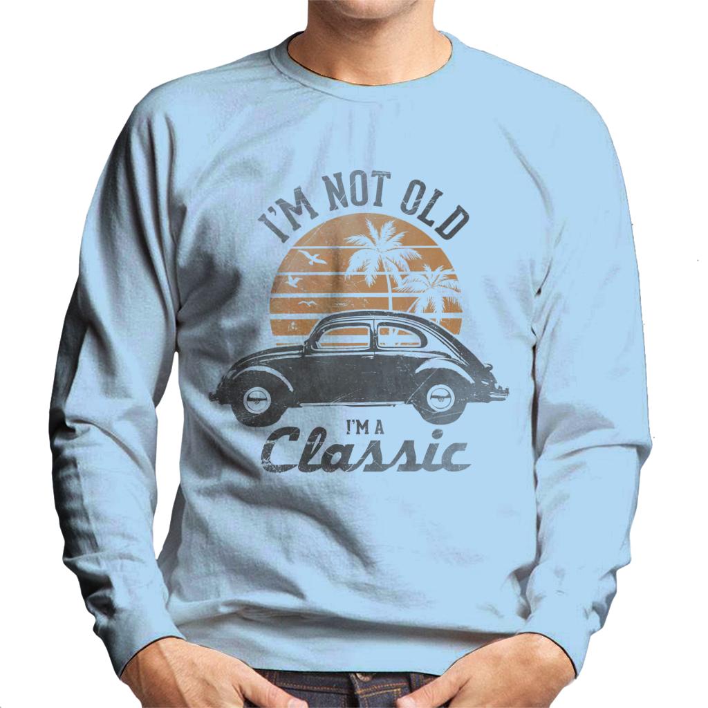 Volkswagen Sunset Beetle Im A Classic Men's Sweatshirt product image 4