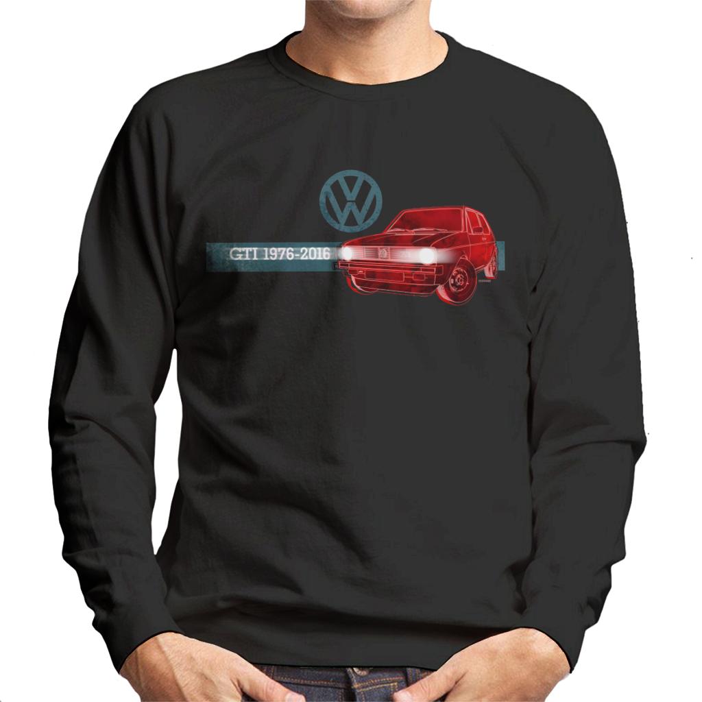 Volkswagen Golf GTI 1976 To 2016 Men's Sweatshirt product image 1