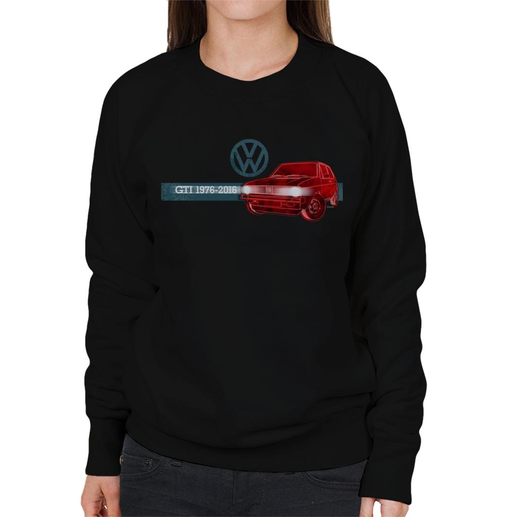 Volkswagen Golf GTI 1976 To 2016 Women's Sweatshirt product image 1