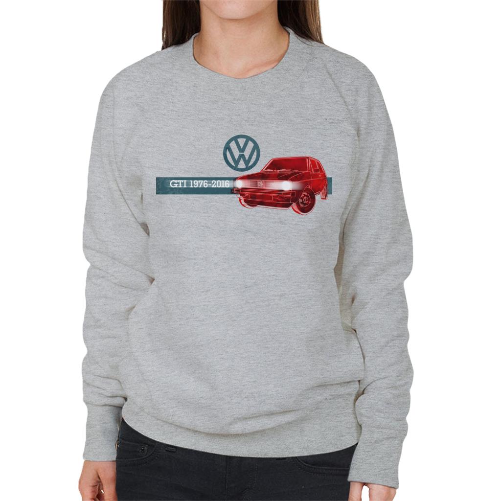 Volkswagen Golf GTI 1976 To 2016 Women's Sweatshirt product image 4