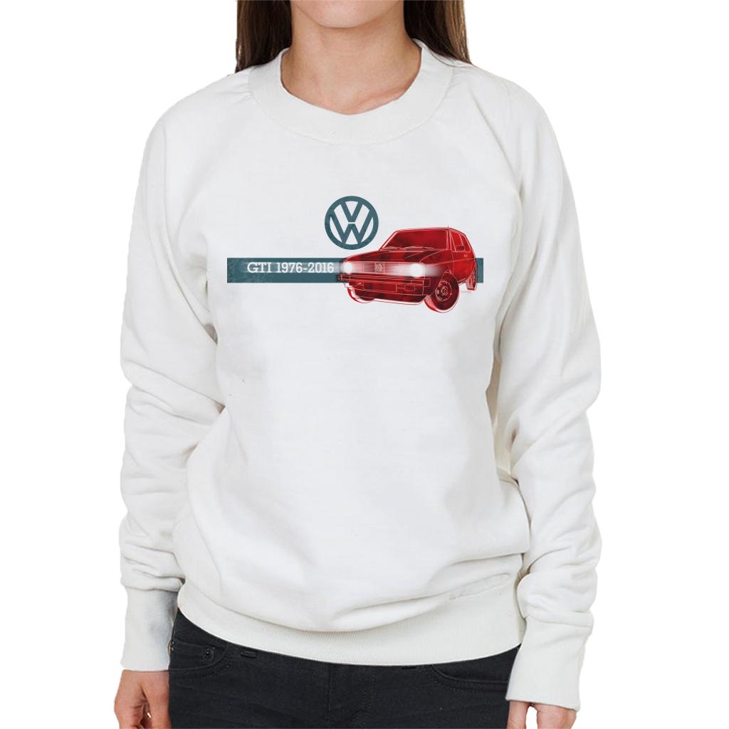 Volkswagen Golf GTI 1976 To 2016 Women's Sweatshirt product image 6