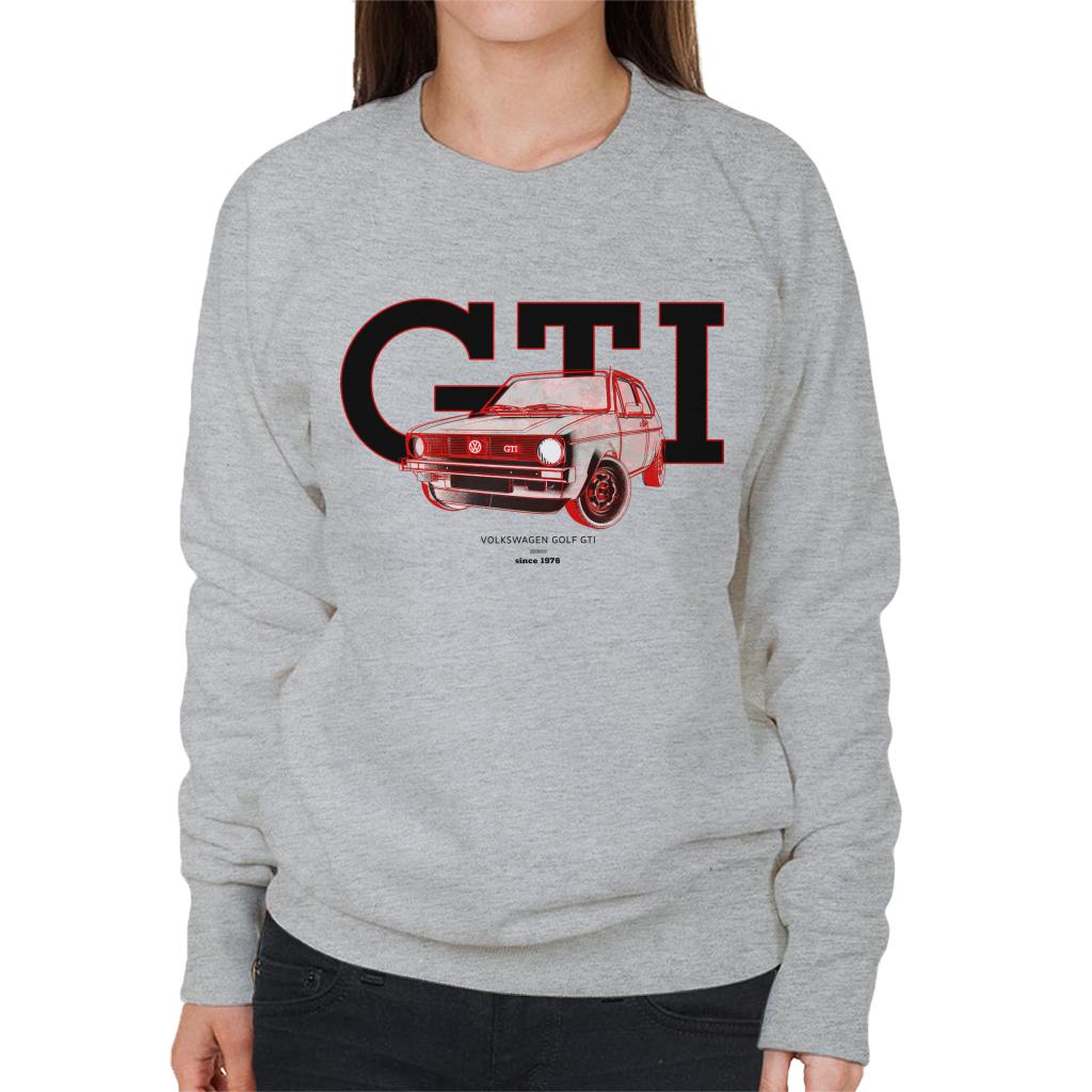 Volkswagen Retro Golf GTI Since 1976 Women's Sweatshirt product image 1