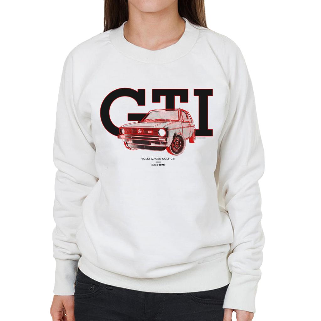 Volkswagen Retro Golf GTI Since 1976 Women's Sweatshirt product image 4