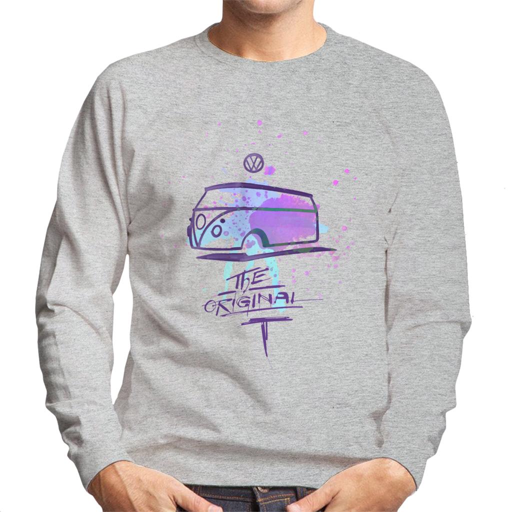 Volkswagen Paint Splash Original Camper Men's Sweatshirt product image 1
