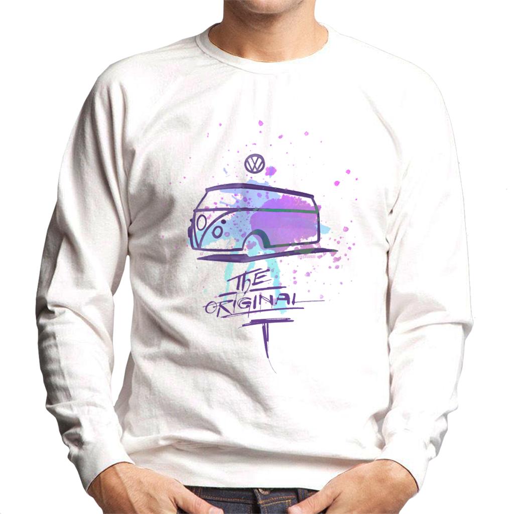 Volkswagen Paint Splash Original Camper Men's Sweatshirt product image 4