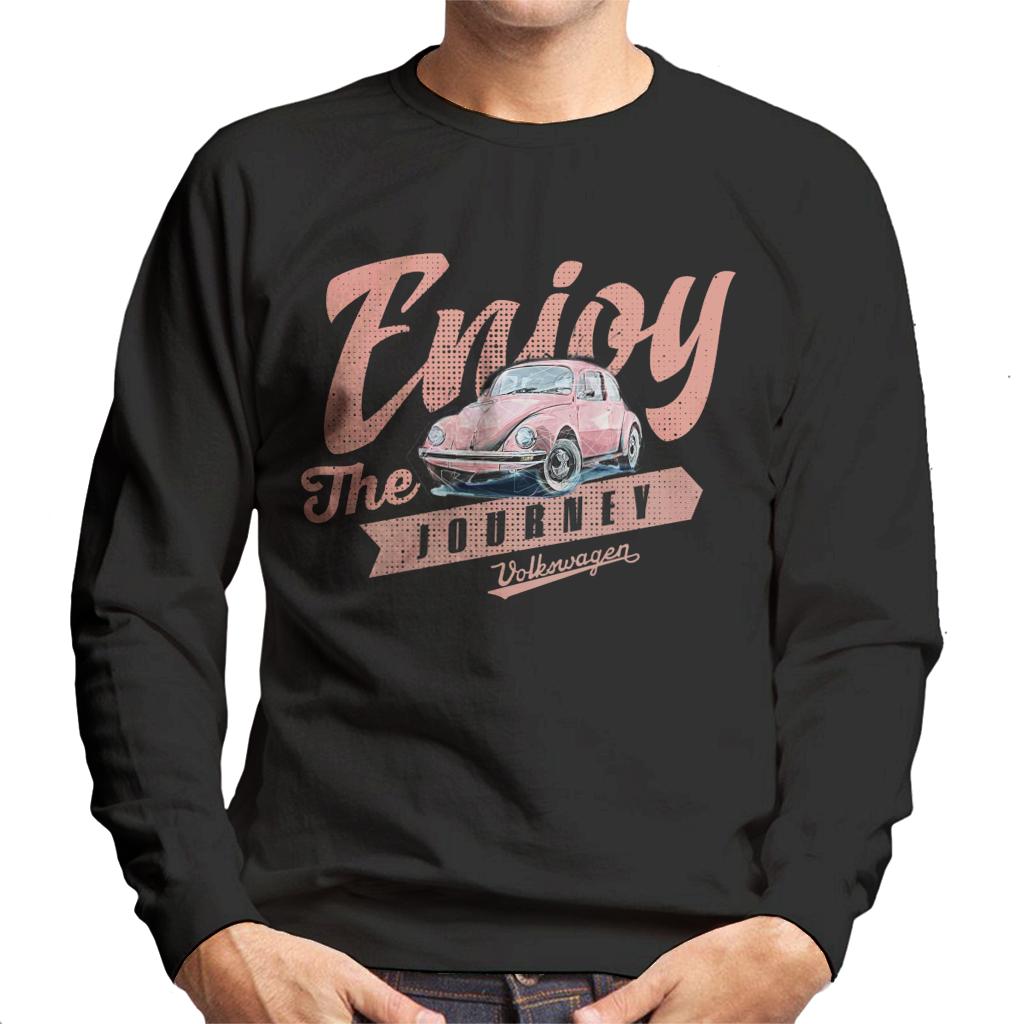 Volkswagen Pink Enjoy The Journey Beetle Men's Sweatshirt product image 1