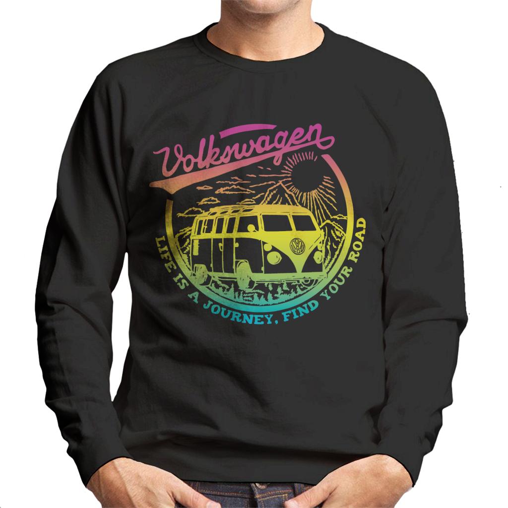 Volkswagen Nature Life Is A Journey Camper Men's Sweatshirt product image 1