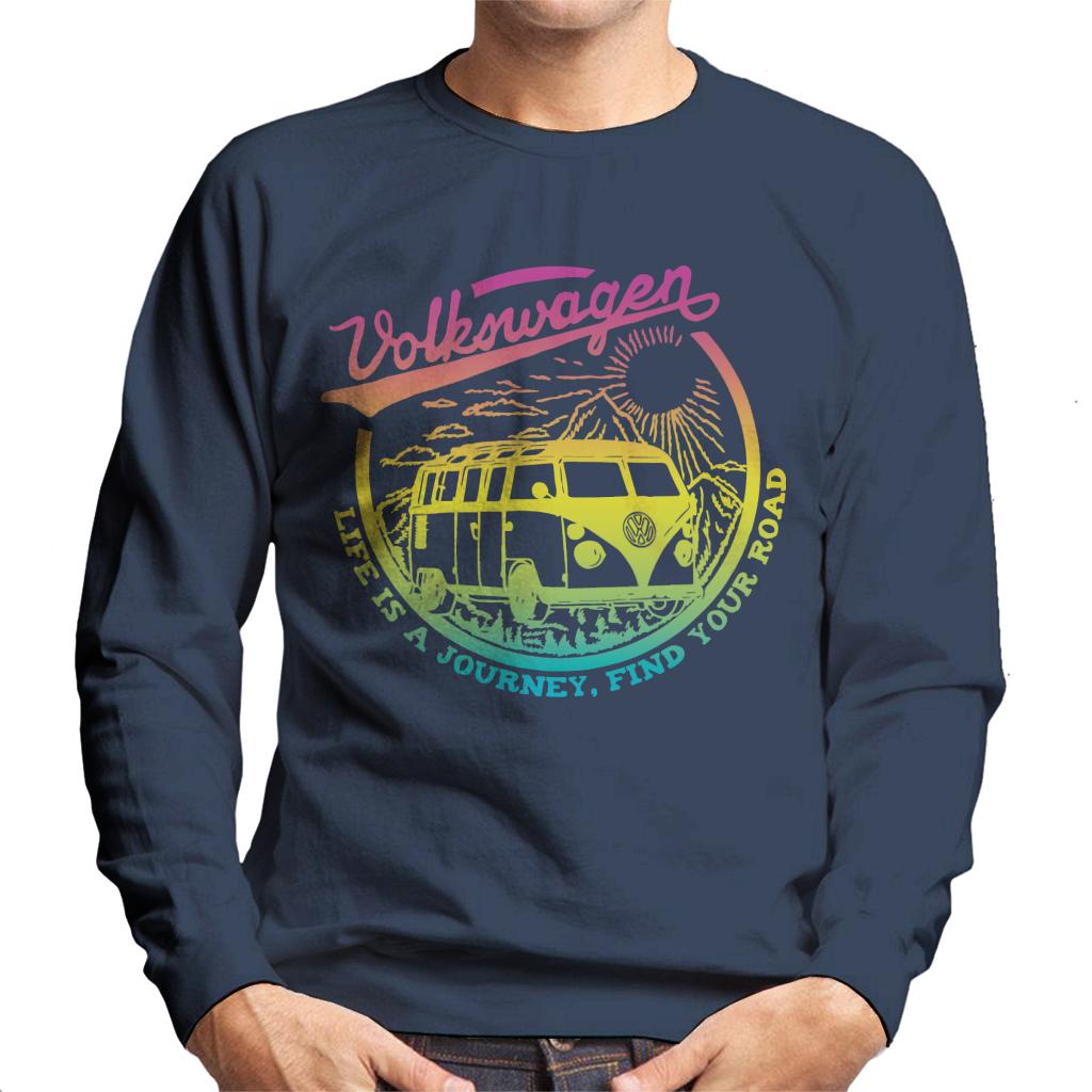 Volkswagen Nature Life Is A Journey Camper Men's Sweatshirt product image 4