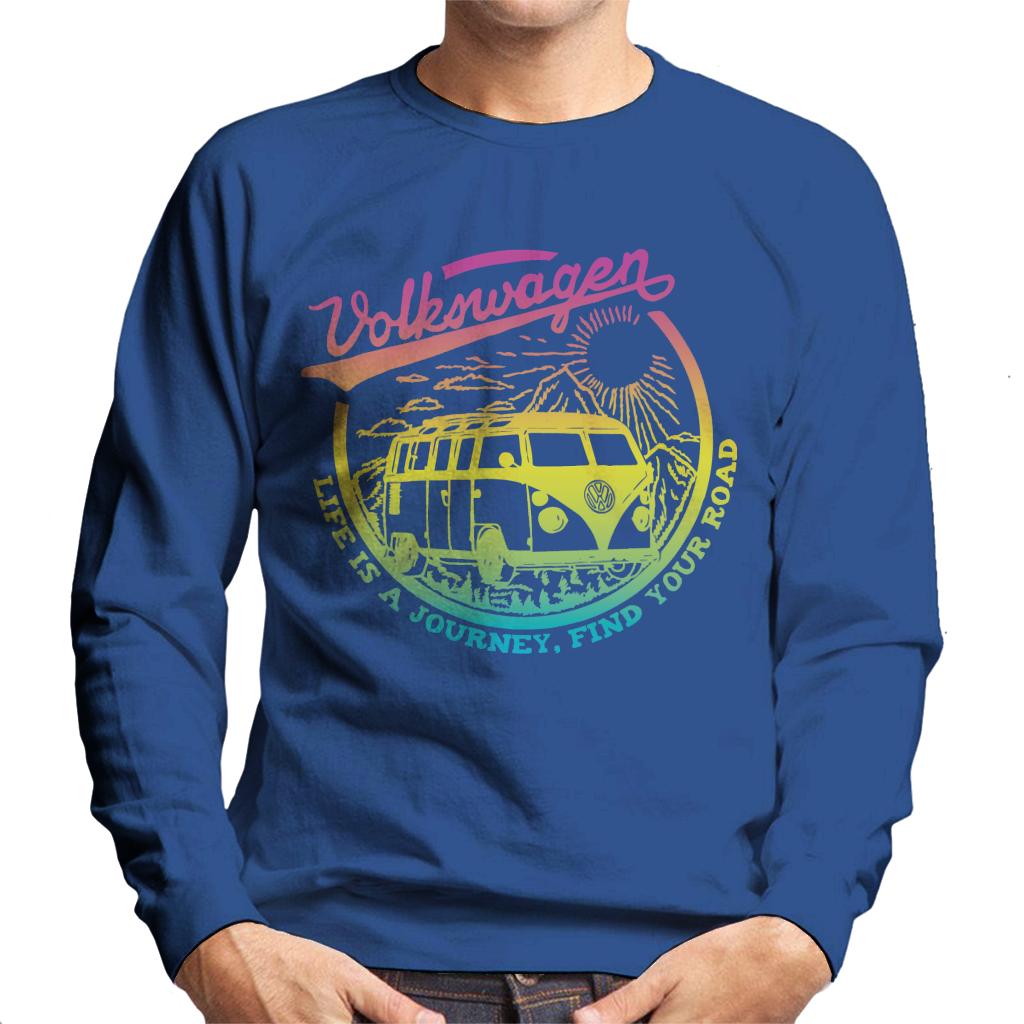 Volkswagen Nature Life Is A Journey Camper Men's Sweatshirt product image 6