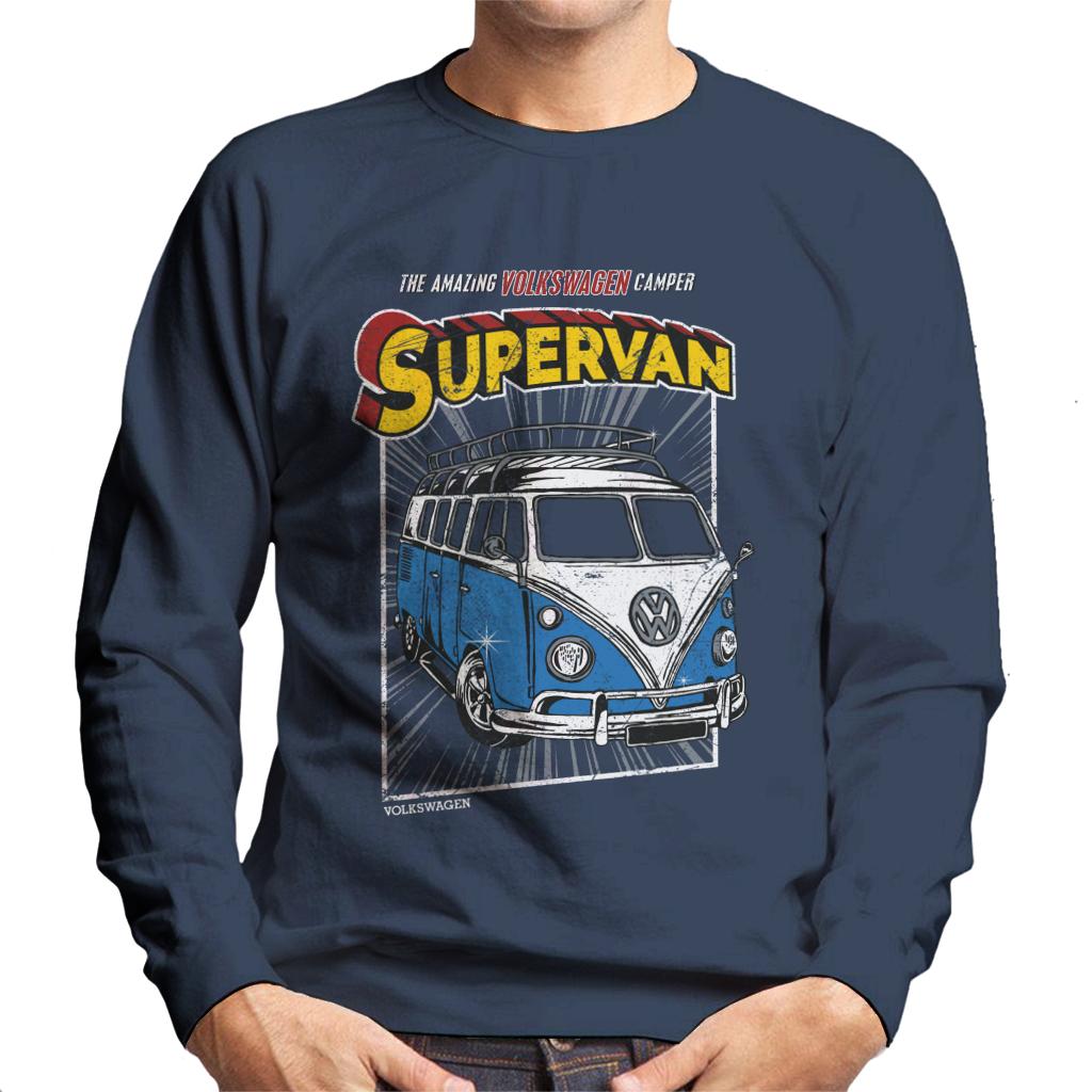 Volkswagen Comic Book Supervan Camper Men's Sweatshirt product image 6