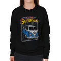 Volkswagen Comic Book Supervan Camper Women's Sweatshirt product image 1