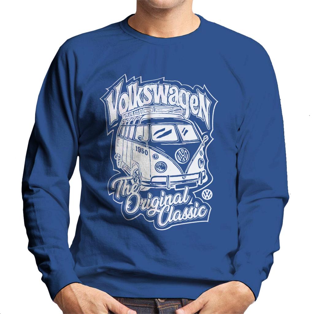 Volkswagen Original Classic T1 Camper Men's Sweatshirt product image 4