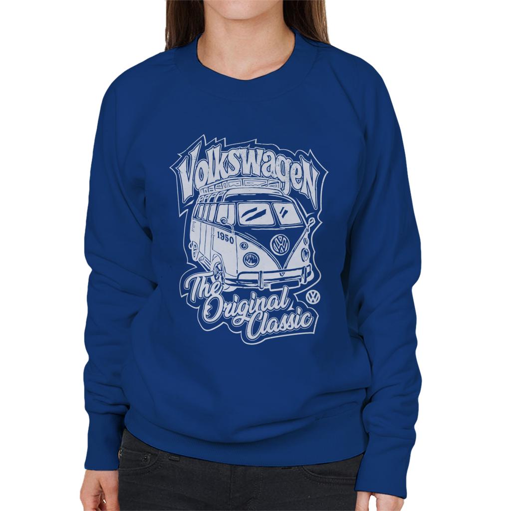 Volkswagen Original Classic T1 Camper Women's Sweatshirt product image 4