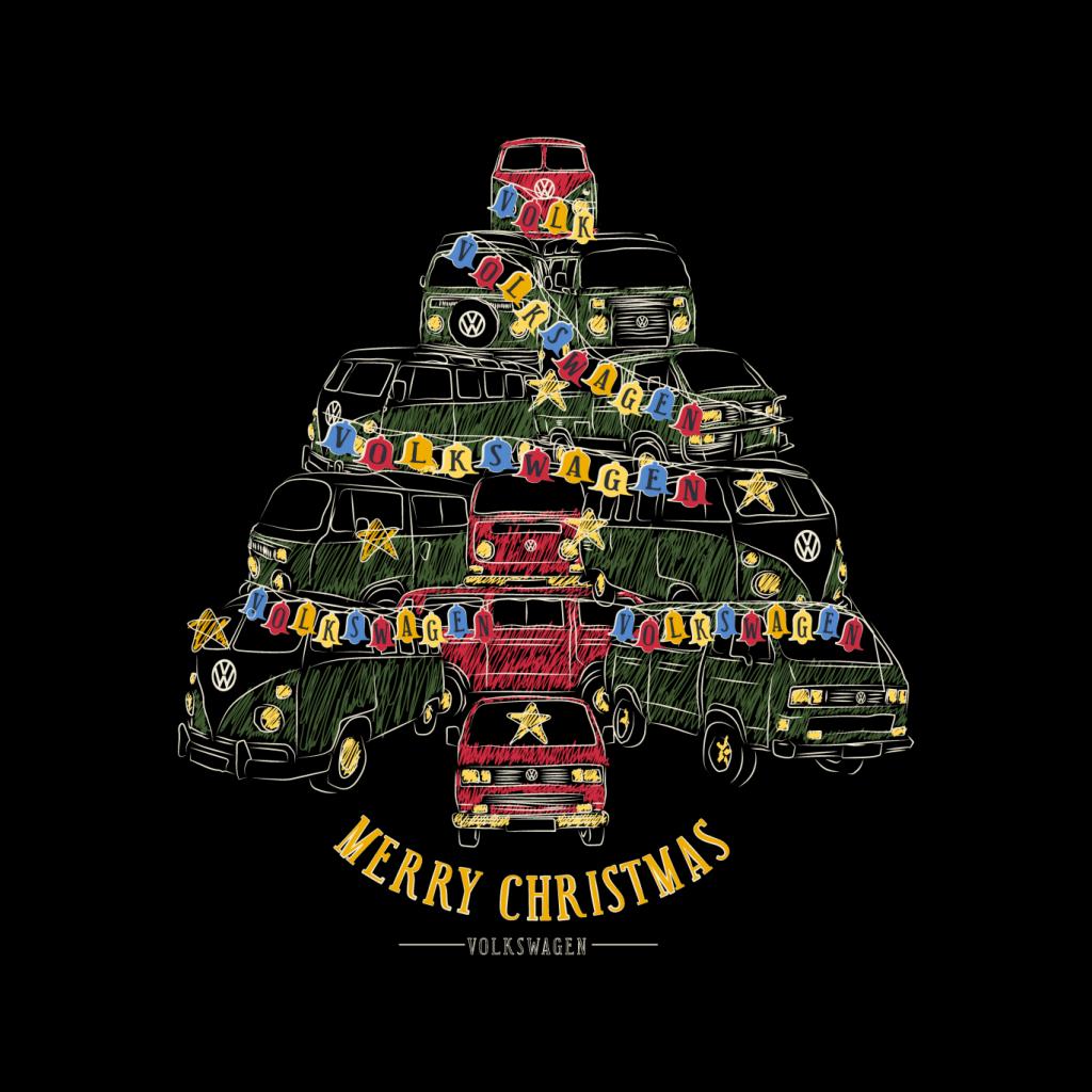 Volkswagen Christmas Tree Campers Women's Sweatshirt product image 2